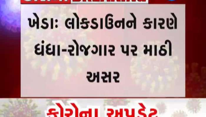 Kheda negative impact due to lockdown on traders