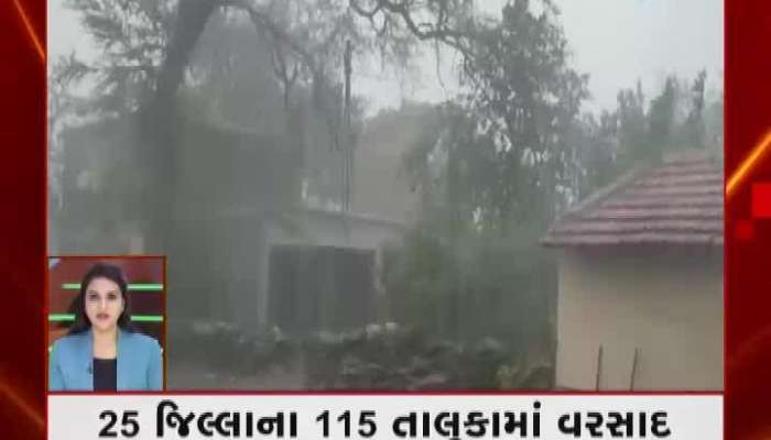Fatafat Khabar: Rainfall In 115 Talukas Of 25 Districts Of Gujarat