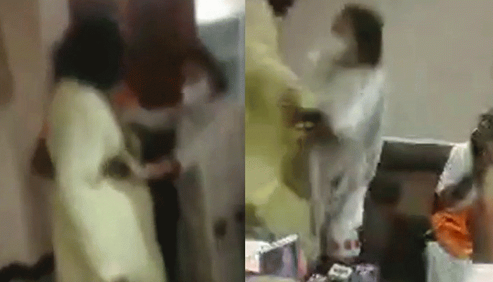VIDEO : દ્વારકાધીશની માફી માંગવા પહોંચેલા મોરારિ બાપુ પર પૂર્વ ધારાસભ્ય પબુ ભાનો હૂમલો