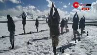 International Yoga Day 2020: 18 હજાર ફૂટ ઉંચાઇ પર ITBP જવાનોએ કર્યા યોગા