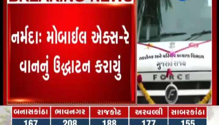 news mobile x-day van started for TBN patient's fast recovery in narmada district