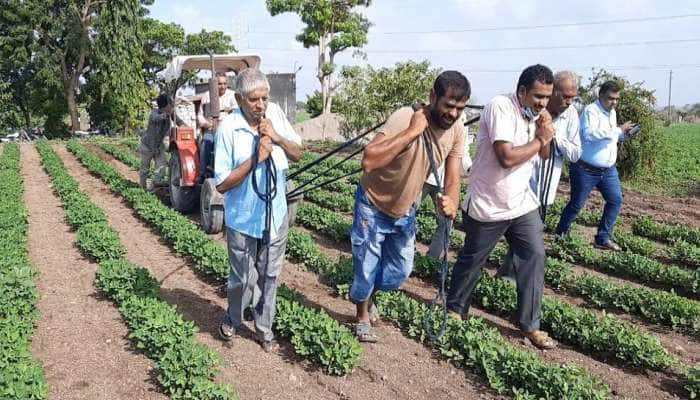 ડીઝલના વધતા ભાવ સામે જેતપુરમાં ખેડૂતોનો વિરોધ, સરકાર પાસે કરી રાહતની માગ