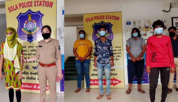 જમીન દલાલને હનીટ્રેપમાં ફસાવી તોડ કરતી ગેંગ ઝડપાઈ