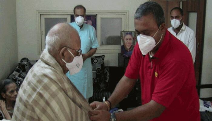 નવસારી: સ્વતંત્રતા સંગ્રામમાં સજા ભોગવનાર 96 વર્ષીય સ્વતંત્રતા સેનાનીનું સન્માન