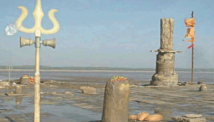 ભાવનગર: રાજવી પરિવાર દ્વારા પરંપરાગત રીતે નિકળંક મહાદેવને ધ્વજા પૂજન કરાયું