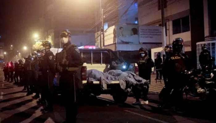 પેરૂઃ લૉકડાઉન વચ્ચે નાઇટ ક્લબમાં પોલીસના દરોડા, ભાગદોડમાં 13 લોકોના મોત