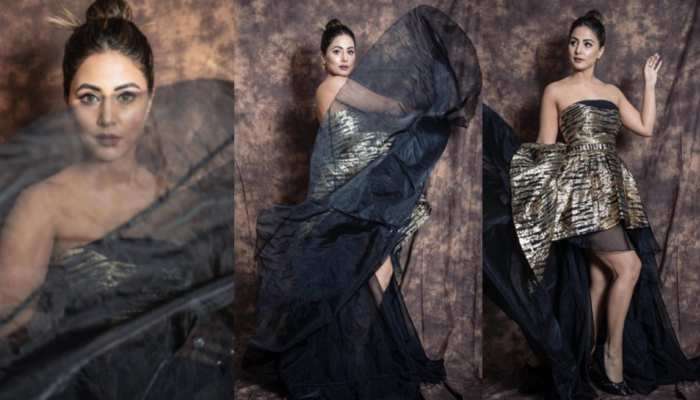PICS: બર્થ ડે ગર્લ Hina Khan નો ગ્લેમરસ અંદાજ, બ્લેક ડ્રેસમાં કરાવ્યું સ્ટાઇલિશ ફોટો