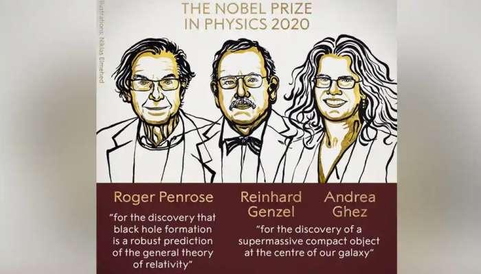  Nobel Prize for Physics 2020: રોજર પેનરોઝ, હેનહાર્ડ ગેન્જેલ અને એન્ડ્રિયા ગેઝને ફિઝિક્સનો નોબલ પુરસ્કાર