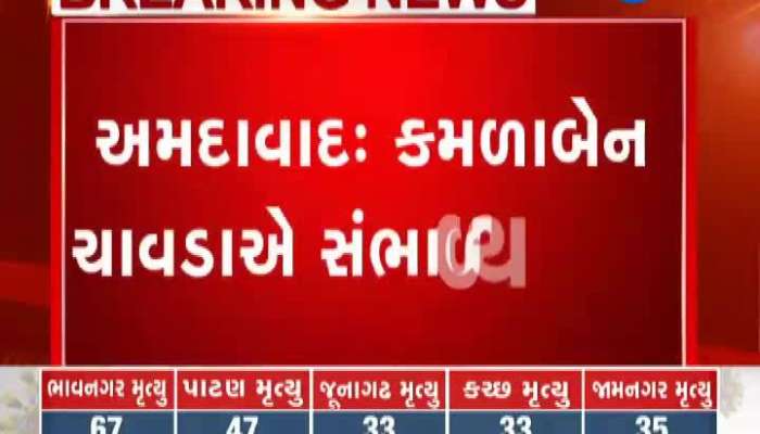Kamlaben Leader Of Opposition Of Ahmedabad Municipal Corporation
