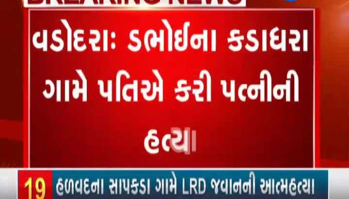 Husband Kills Wife In Vadodara