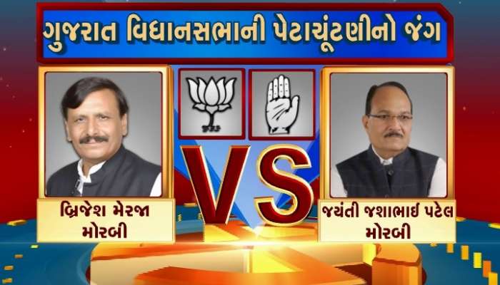 કોંગ્રેસના ગઢમાં કમળ ખીલ્યું, મોરબીમાં અત્યંત પાતળી લીડથી જીત્યા બ્રિજેશ મેરજા 