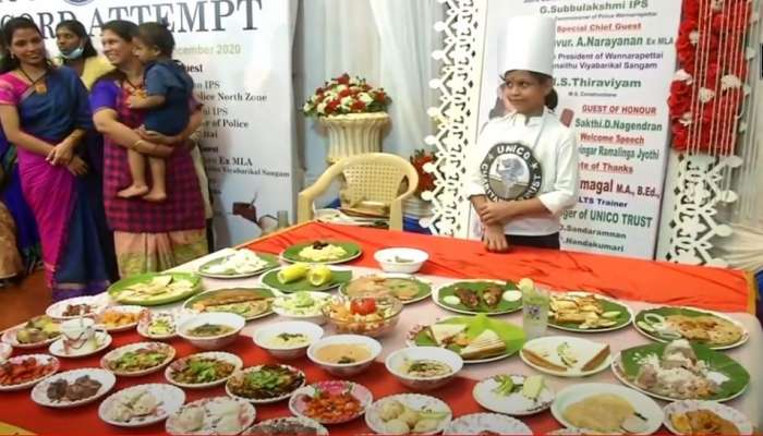 10 વર્ષની બાળકીએ 58 મિનિટમાં 46 ડિશ બનાવીને સર્જ્યો વિશ્વ વિક્રમ