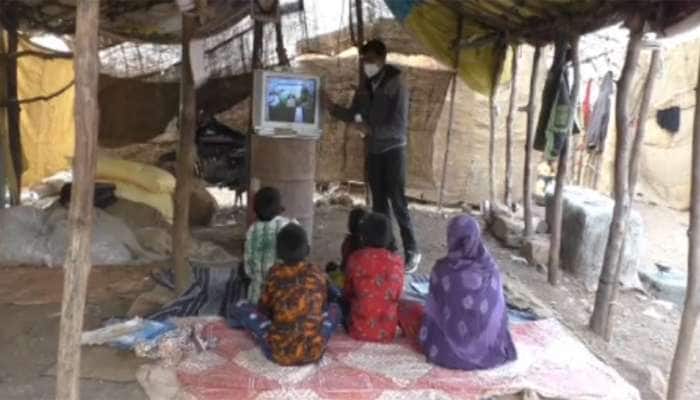 જૂના ટીવી એકઠા કરીને લોકડાઉન બાદ શિક્ષણથી વંચિત રહેલ ગીર નેસડાના બાળકોને ભણાવાયા 