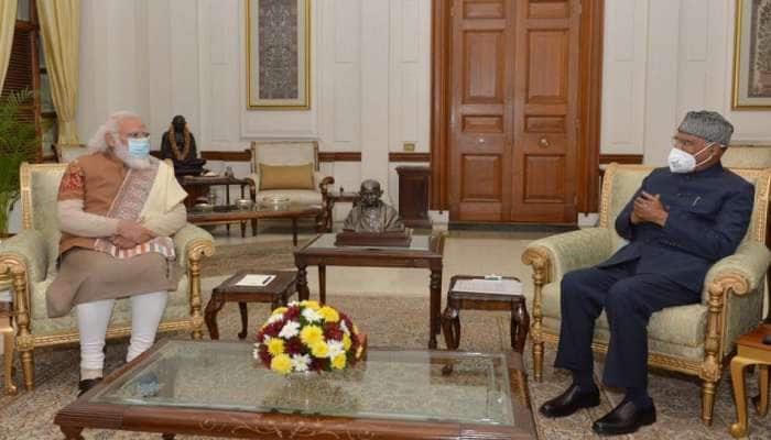 PM મોદીએ રાષ્ટ્રપતિ રામનાથ કોવિંદ સાથે કરી મુલાકાત, નવા વર્ષની શુભેચ્છા આપી