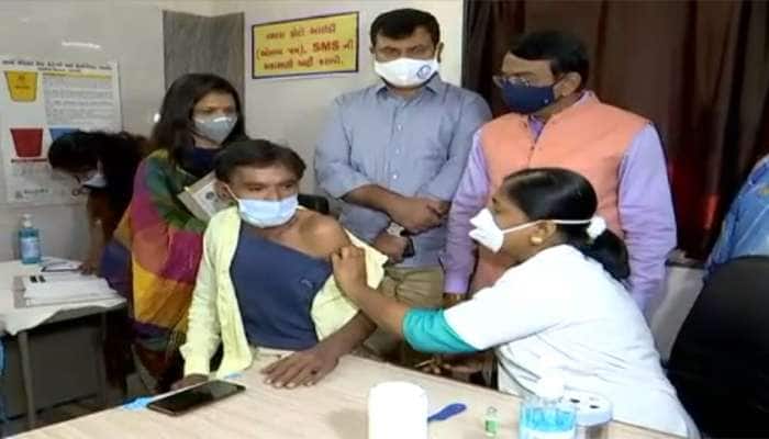 Largest Vaccine Drive : ગુજરાતમાં વેક્સીનેશનની શરૂઆત, હોસ્પિટલોમાં ઉત્સાહ જોવા જેવો 