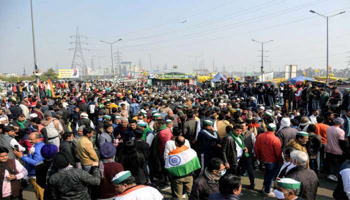 Farmers Protest: યુપી ગેટ પાસે ફરી એકઠી થઇ ખેડૂતોની ભીડ, મોટી સંખ્યામાં સુરક્ષાબળ તૈનાત