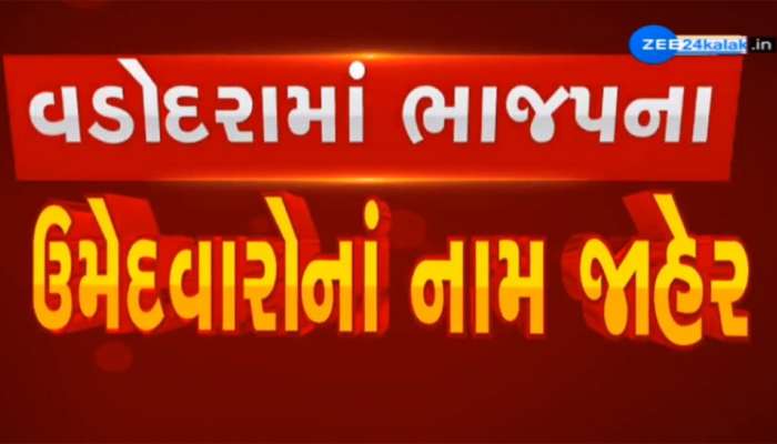 Vadodara: BJP દ્વારા તમામ 19 વોર્ડ માટે 76 ઉમેદવારોની યાદી જાહેર, જુઓ કોણ કપાયું કોણ બચ્યું?
