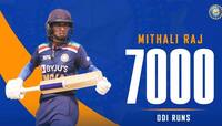Mithali Raj એ રચ્યો ઈતિહાસ, વનડેમાં 7000 રન બનાવનારી પ્રથમ મહિલા ક્રિકેટર બની