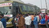 SURAT: એક તો સંક્રમણ અને ઉપરથી Lockdown નો ડર, પરપ્રાંતીઓની ફરી હિજરત શરૂ