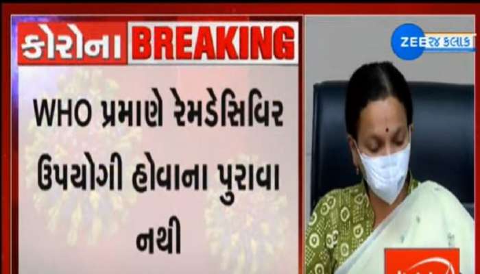 કોવિડ ટાસ્ક ફોર્સ: રેમડેસિવિર ઉપયોગી હોવાના કોઈ પૂરાવા નથીઃ જયંતિ રવિ  