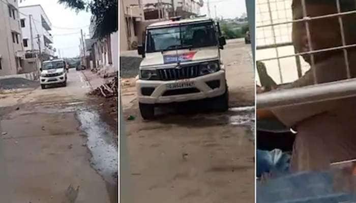 SURAT: ખાનગી વ્યક્તિએ પોલીસ પીસીઆર વાન ચલાવી બનાવ્યો વીડિયો, પોલીસ ફરી વિવાદમાં
