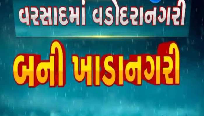 Heavy Rain In Vadodara, Watch the Video 