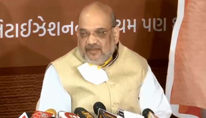 Amit Shah એ રૂપાલના વેક્સિનેશન સેન્ટરની મુલાકાત બાદ વરદાયિની માતાના કર્યા દર્શન