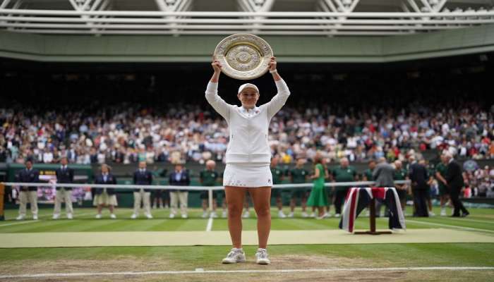 Wimbledon 2021: એશ્લે બાર્ટી વિમ્બલ્ડનની નવી ચેમ્પિયન, પ્લિસકોવાને હરાવી જીત્યું ટાઇટલ