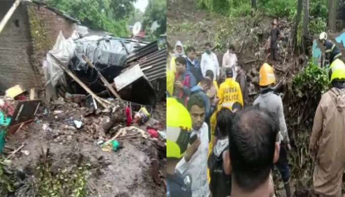 Mumbai: ભારે વરસાદના લીધે Landslide, 14 લોકોના મોત, Rescue Operation શરૂ