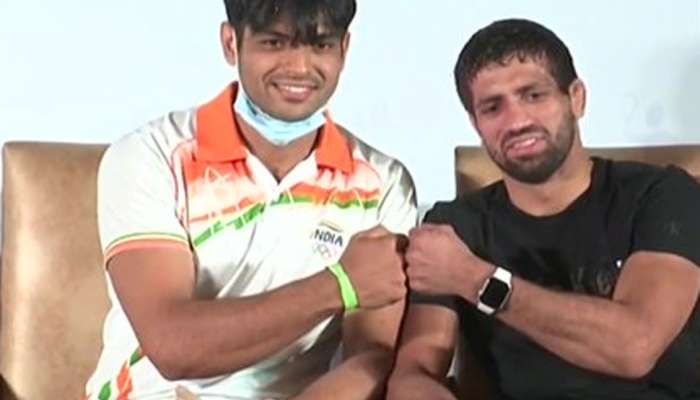 Video: ઓલિમ્પિક મેડલ વિજેતાઓનું સન્માન, નીરજ ચોપડાએ કહ્યું- આ મારો નહીં સમગ્ર દેશનો મેડલ