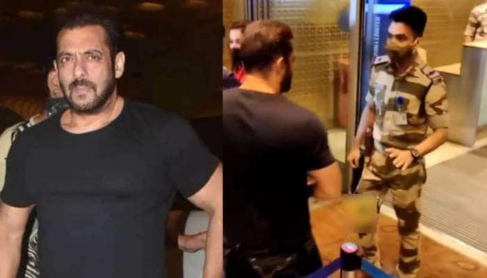 Video: CRPF જવાને એરપોર્ટ પર સલમાન ખાનને રોક્યો, પછી તો 'દબંગ ખાન'નું જોવા જેવું છે