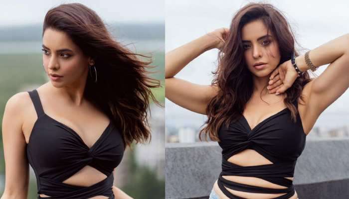Aamna Sharif નો બ્લેક બોલ્ડ લૂક, જોઈને તમારા પણ હોશ ઉડી જશે