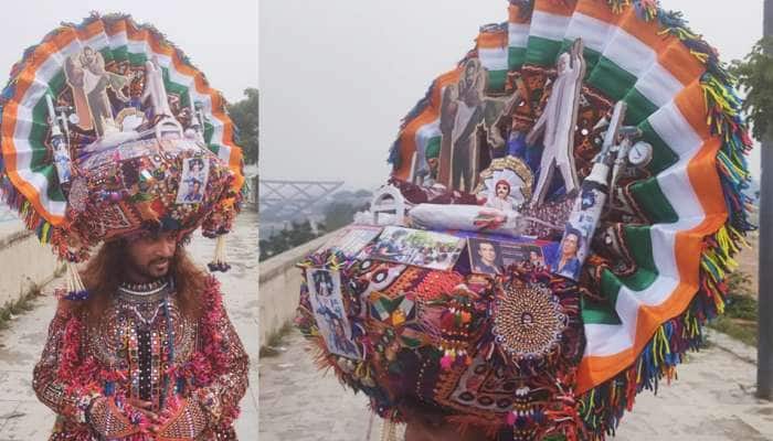 નવરાત્રિ માટે ખેલયાઓ તૈયાર, શેરી ગરબામાં આકર્ષણનું કેન્દ્ર બનશે આ ભારે ભરખમ પાઘડી