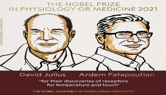 ડેવિડ જૂલિયસ અને આર્ડેમ પટાપૌટિયન સંયુક્ત રૂપથી મળ્યો મેડિસિનનો નોબેલ પુરસ્કાર