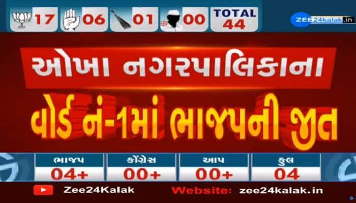 Election Result Live: સ્થાનિક સ્વરાજ્યની ચૂંટણીઓમાં ભાજપની લહેર, જીતનો જશ્ન શરૂ