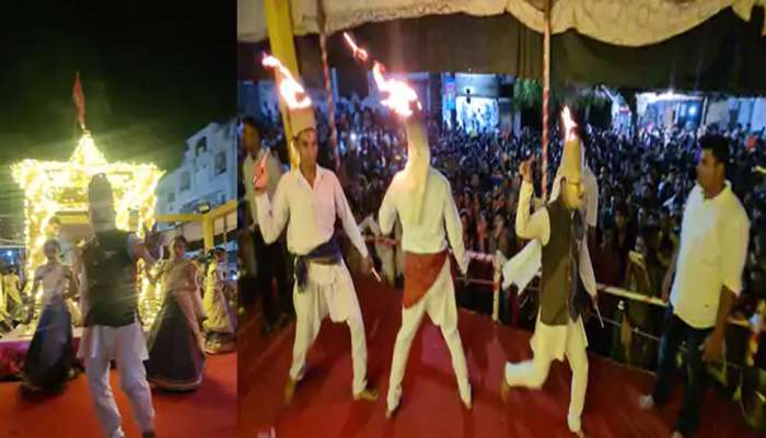 PM મોદીએ માથે સળગતી ઇંઢોણી મુકી ગરબે ઘુમી માતાજીના આશીર્વાદ પ્રાપ્ત કર્યા, માસ્કની અનોખી પરંપરા