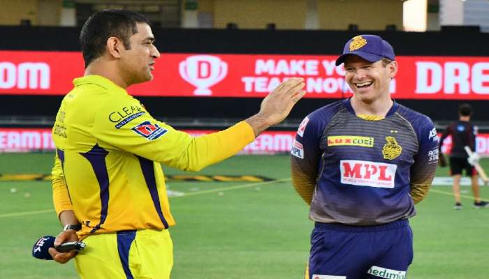 IPL FINAL: આઈપીએલ ટ્રોફી માટે બે વિશ્વ વિજેતા કેપ્ટનો વચ્ચે ટક્કર, ધોની-મોર્ગન આમને-સામને