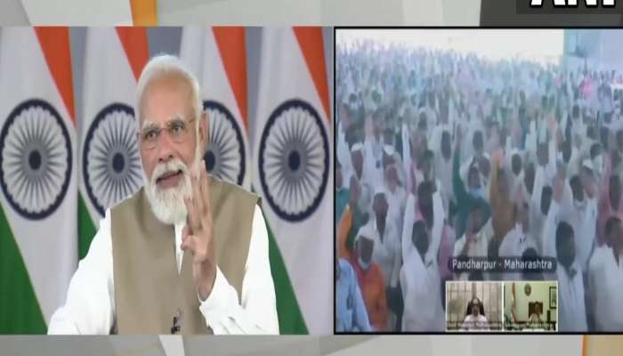 પંઢરપુરને કેન્દ્રની ભેટ, PM મોદીએ બે રાજમાર્ગોની આધારશિલા રાખી, કહ્યુ- એક સાચો અન્નદાતા સમાજને જોડે છે