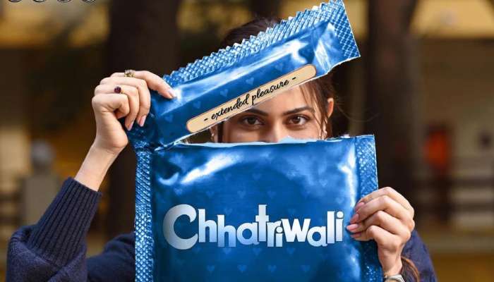 Condom પેકેટ ફાડીને આ અભિનેત્રી બની ગઇ 'છતરીવાલી', ફોટાએ મચાવીએ બબાલ 