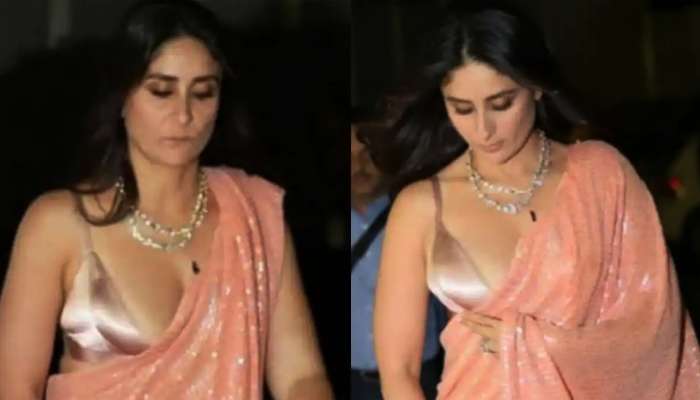 Kareena Kapoor ભરી મહેફિલમાં બની Oops Moment ની શિકાર! ચાલુ પાર્ટીએ &#039;બેગમ&#039;ના બ્લાઉઝે આપ્યો દગો અને...