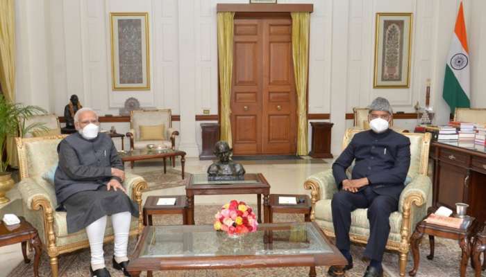 PM Modi security breach: રાષ્ટ્રપતિએ જતાવી ચિંતા, રાષ્ટ્રપતિ ભવનમાં પીએમ મોદી સાથે કરી મુલાકાત
