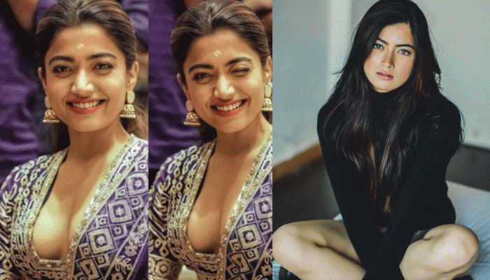 PICS: 'પુષ્પા' ની અભિનેત્રીનું લાઈવ શોમાં ન દેખાડવાનું દેખાઈ ગયું, ટૂંકા પીળા સ્કર્ટે દાટ વાળ્યો
