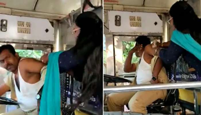 Viral Video: બસ ડ્રાઇવરને મહિલાએ બધાની સામે ધોઇ નાખ્યો, આ વાતનો હતો ગુસ્સો