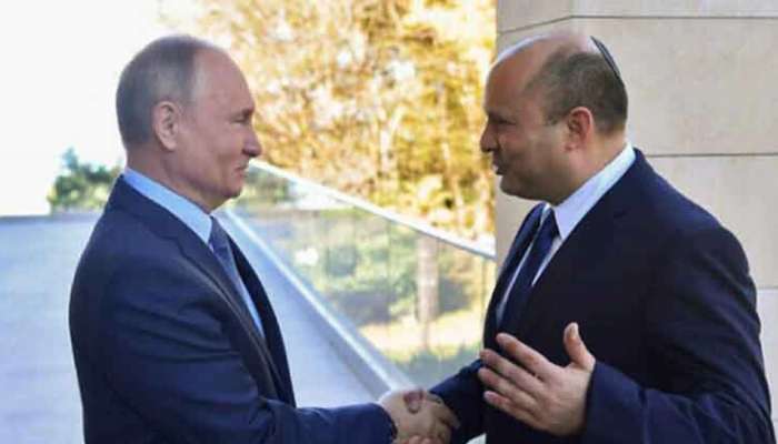 Bennett Naftali-Vladimir Putin Meeting: ઇઝરાયલી પીએમ રોકી શકશે જંગ! અચાનક મોસ્કો પહોંચી પુતિન સાથે કરી મુલાકાત