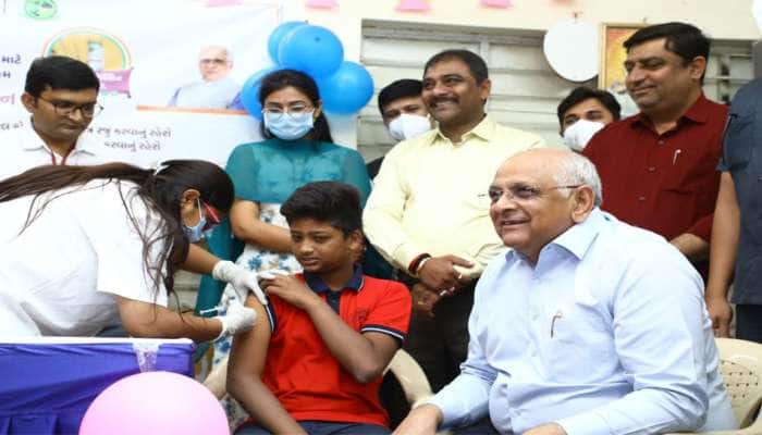 ગુજરાતમાં આજથી બાળકોને કોરોના વેક્સીન અપાશે, CM એ કરાવ્યો રસીકરણ અભિયાનનો પ્રારંભ
