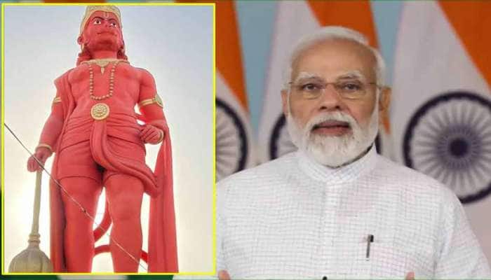 મોરબીમાં 108 ફુટ ઉંચી હનુમાનજીની પ્રતિમાનું અનાવરણ કરતા PM બોલ્યા, સૌરાષ્ટ્રની ધરતી 