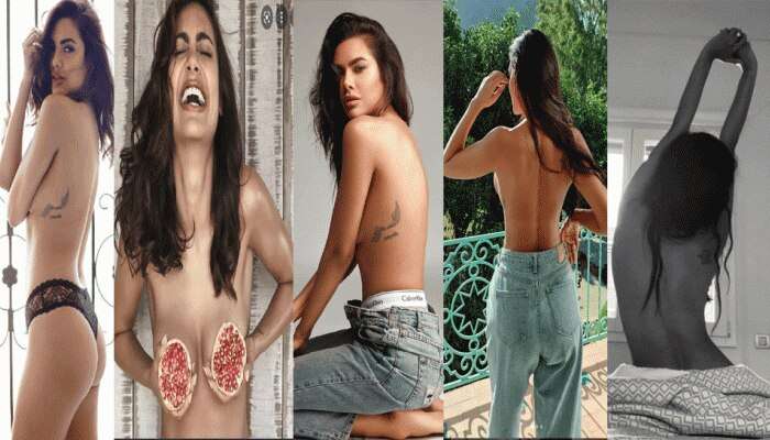 Esha Gupta એ બ્રા પહેર્યા વિના ટોપલેસ ફોટા ફરતા કર્યા, લોકો સંતાઈને જોવે છે આ ફોટા