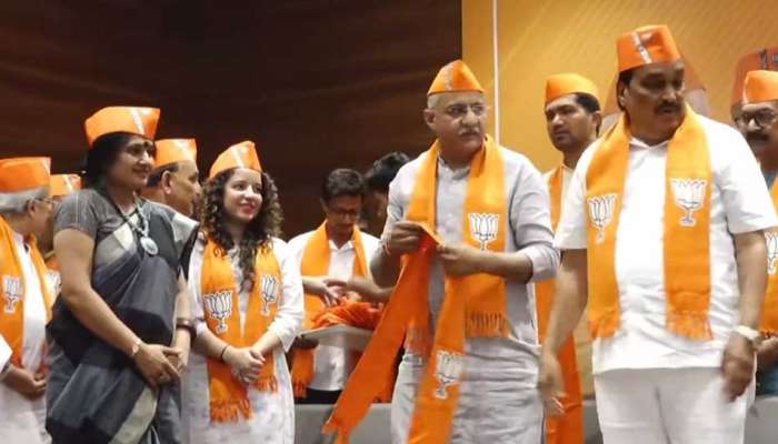 Shweta Brahmbhatt To Join BJP: શ્વેતા બ્રહ્મભટ્ટે પાટિલના હાથે કેસરિયો ખેસ પહેર્યો કહ્યું; 'હું પહેલાથી જ PM મોદીની પ્રશંસક હતી'