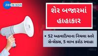 Stock Market Crash: 52 અઠવાડિયાના નિચલા સ્તરે સેન્સેક્સ; 5 લાખ કરોડ સ્વાહા