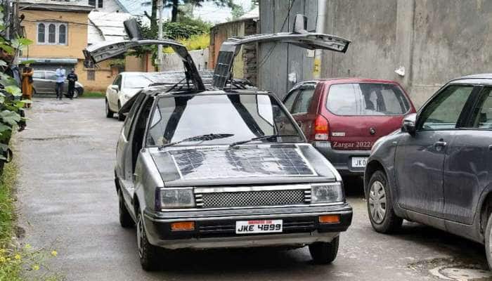 કાશ્મીરના ગણિતના શિક્ષકે બનાવી ઘાટીની પહેલી સોલર કાર, જુઓ PHOTOS